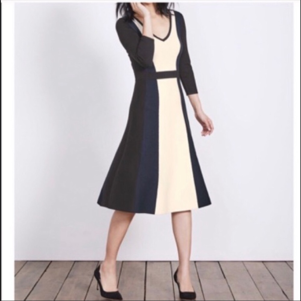 Boden Milano Colorblock Sweater Dress Size 6